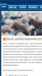Mobile Screenshot of grundrechtekomitee.de